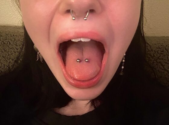 venom tongue piercing